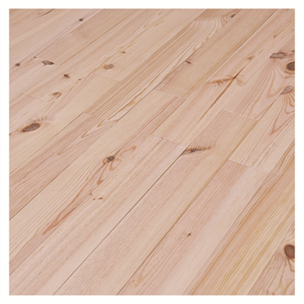 Parquet en pin maritime noueux 4 chanfreins à clouer pour l'intérieur - 14 CMx2,1 CM - L.200 CM