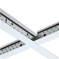 Entretoise plafond suspendu Armstrong Prélude 24 XL² Système harpon XL² à épaulement - 30 MM x 24,0 MM - Longueur 0,60 M - Blanc