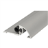 Seuil de porte suisse en aluminium avec joint - Pour bas de portes extérieures - Longueur 3 mètres
