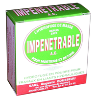 Hydrofuge de masse en poudre pour mortier et béton - Impénétrable - paquet de 70 g