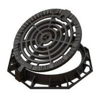 REGARD GRILLE Ø600 PMR CAD CARRE ART SEC JONC ELAST