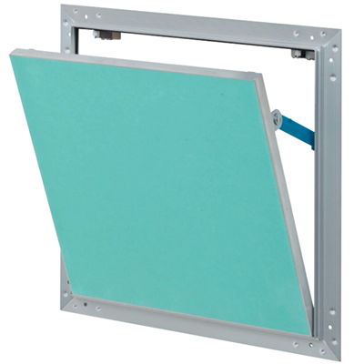 Trappe de visite Gypso avec plaque de plâtre hydrofugée et cadre alu - passage réel de 490 x 490 MM