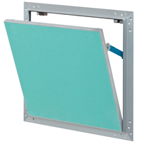 Trappe de visite Gypso avec plaque de plâtre hydrofugée et cadre alu - passage réel de 390 x 390 MM