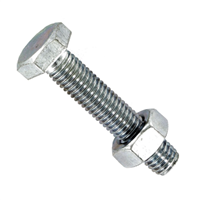 Boulon à tête hexagonale - 6 x 30 mm - Acier électro zingué - Boîte de 60