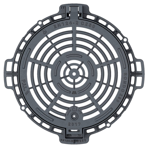 Tampon Grille RONDO verrouillable C250