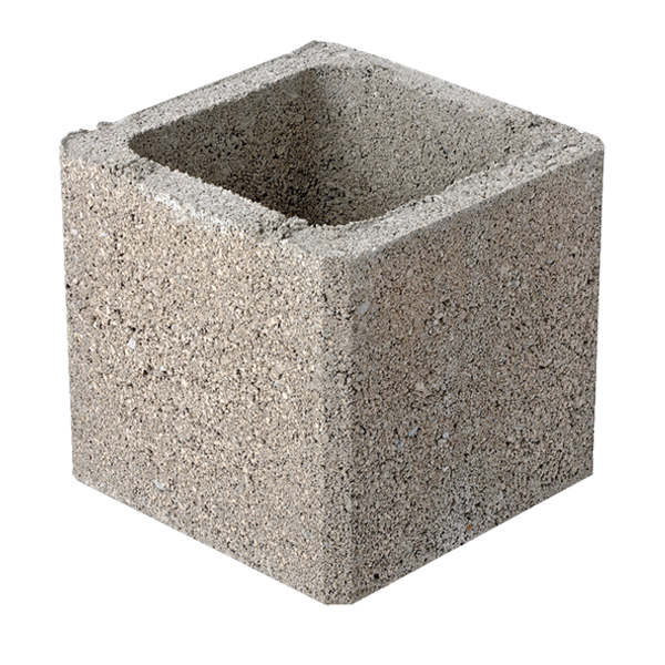 Bloc pilier béton à enduire - 26 CM x 26 CM - hauteur 19 CM