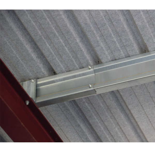 Bac de couverture en tôle d'acier PML45CS-63 - laquage Brun rouge RAL 8012 - 1x3 MM