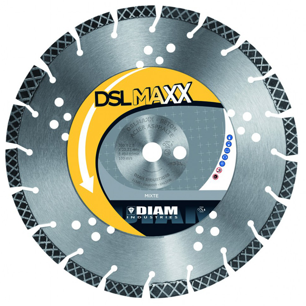 Disque diamant 300x20mm DSLMAXX - Diam Industries