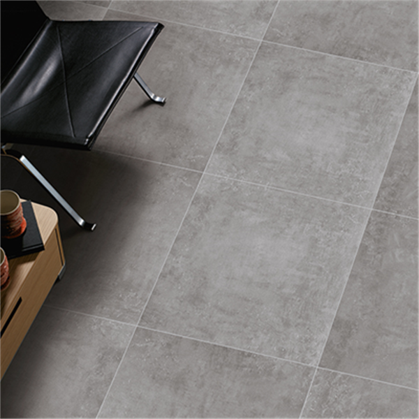 Carrelage de sol intérieur Ciment effet béton - grès cérame Beige - 45,5 CM x 45,5 CM - épaisseur 8 MM