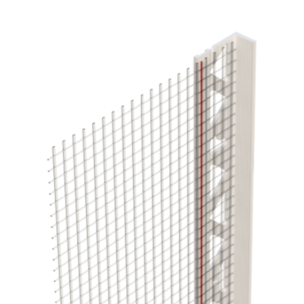 Profilé d'arrêt avec tissu pour isolation thermique - longueur 2,50 m