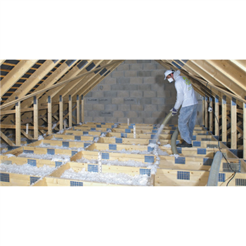 Laine de verre à souffler pour combles perdus - Comblissimo Isover - Sac de 17,30 kg