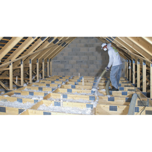 Laine de verre à souffler pour combles perdus - Comblissimo Isover - Sac de 17,30 kg