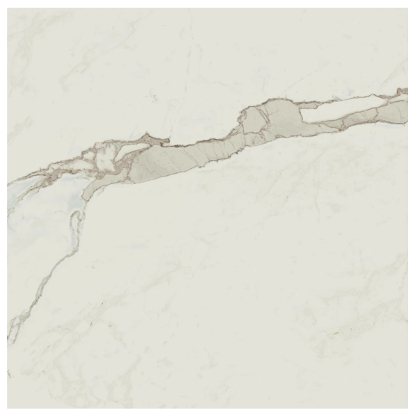 Carrelage intérieur en grès cérame émaillé effet pierre Exigo - 60,0 CM x 60,0 CM - ép. 8,00 MM - Calacatta