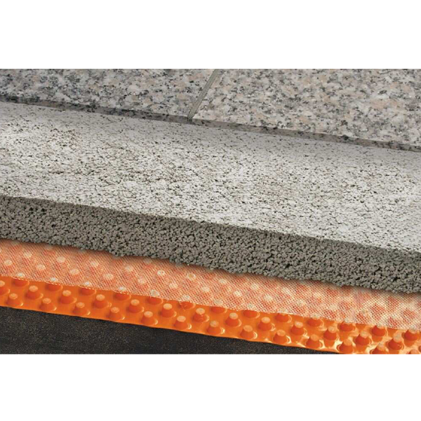 Natte de drainage pour balcon/terrasse - TROBA PLUS 8 - 1,00 M x 12,50 M - surface 12,50 M²