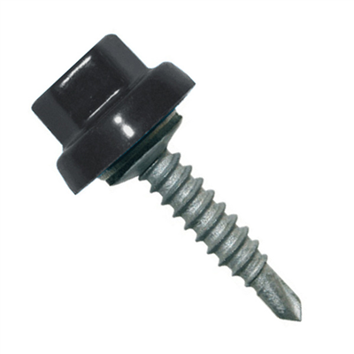 Vis bac acier Gris anthracite RAL7016 - Zacrovis Bois TH12 - 6,3 MM x 22,0 MM - Boîte de 100