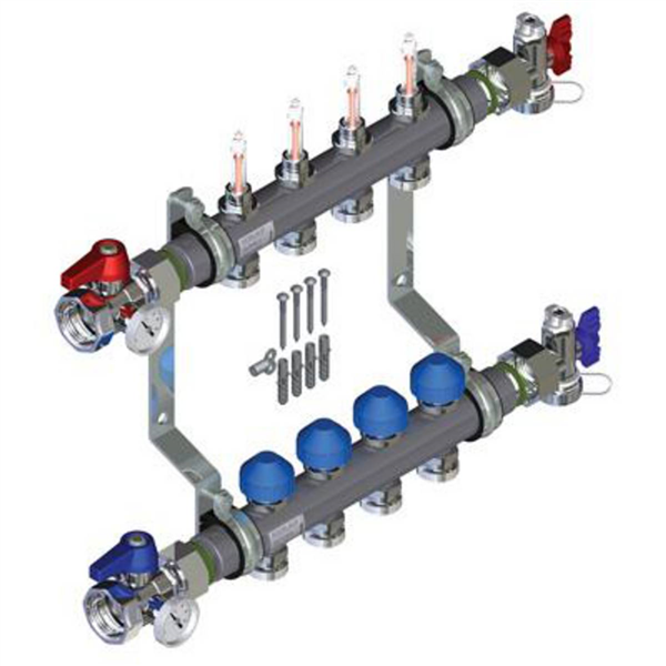 KIT 1' HKV INOX 6D M3/4 EQUIPE