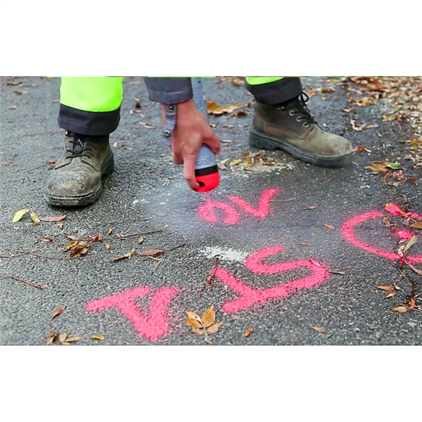 Traceur de chantier FLUO TP durée 12 mois orange fluorescent 500ml