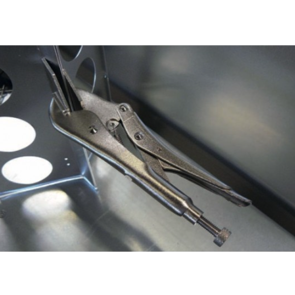 Pince étau à bec plat - Jouanel - Longueur 210 mm - Profondeur des mâchoires 45 mm - Acier