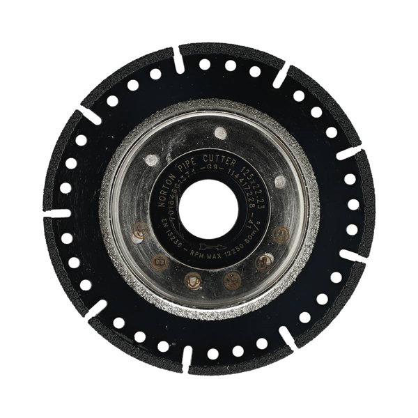 Disque diamant PRO PIPE CUTTER - 125x22.23mm Norton Clipper