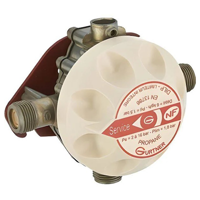 Coupleur inverseur automatique pour installation bi-bouteilles propane Noyon et Thiebault - Débit 6 kh/h à 1,5 bar