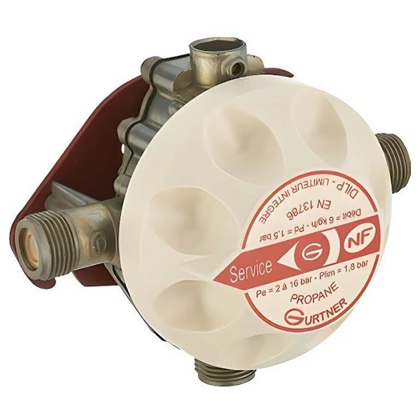 Coupleur inverseur automatique pour installation bi-bouteilles propane Noyon et Thiebault - Débit 6 kh/h à 1,5 bar