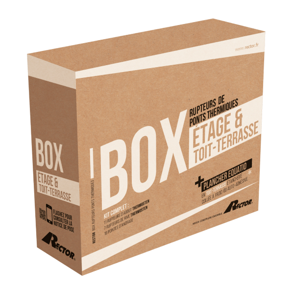 Box Equatio Étage & Toit-Terrasse Rector - Rupteurs de ponts thermiques nécessaires à la réalisation d'un plancher intermédiaire