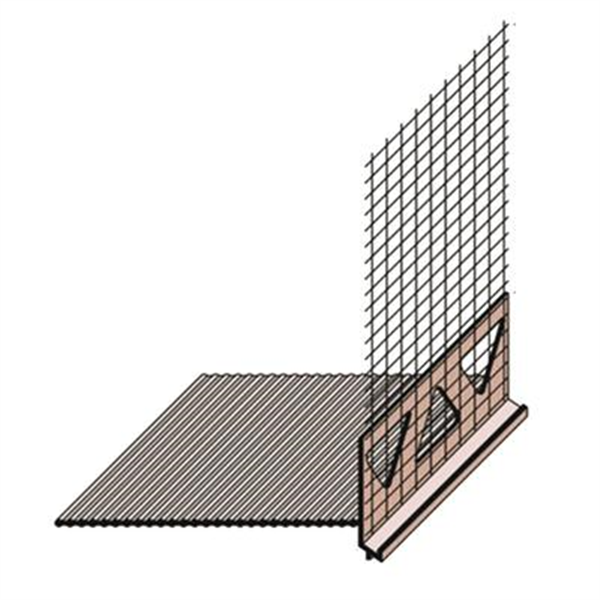 Profilé PVC pré-entoilé avec repère