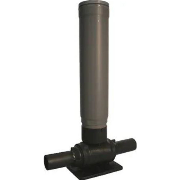 Vanne PE DN32   PE40 à électrosouder + socle, tulipe, ext, all télesc / carton