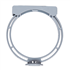Collier de fixation avec fermeture intégrée pour canalisations PVC - polypropylène gris - Ø50,0 mm