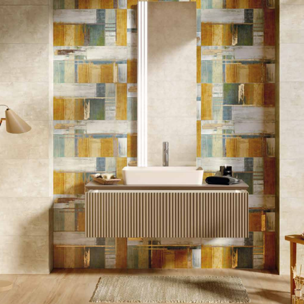 Faïence murale rectifiée - Pictura - 60,0 CM x 30,0 CM - ép. 7,00 MM - Décor Fascia tema mix