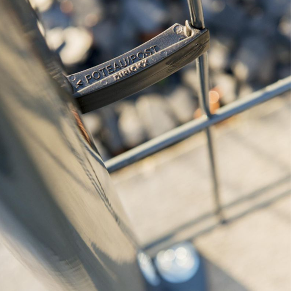 Bloqueur pour panneau et poteau de clôture Dirickx Axor - PVC noir - sachet de 10