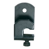 Butée universelle pour arrêt de volet - Hauteur 55 mm - Cataphorèse noire - Lot de 2