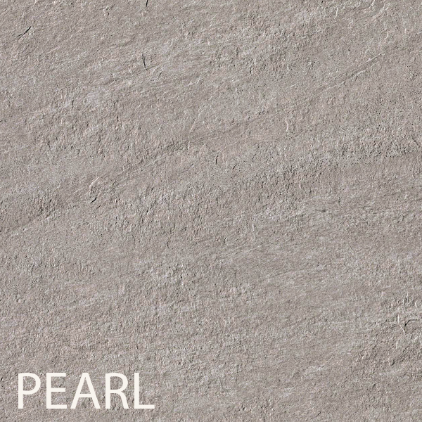 Carrelage sol extérieur effet "pierre" BRAVE - Pearl - 60 CMx60 CM Ép.20 MM