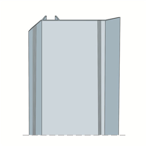 Couvre-joint d'angle en alu