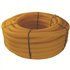 Gaine TPC en polyéthylène annelée jaune pour réseaux gaz - Diamètre 63 mm - Couronne 25,00 m