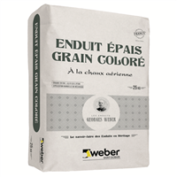 Enduit WEBER LITE GRAIN COLORÉ