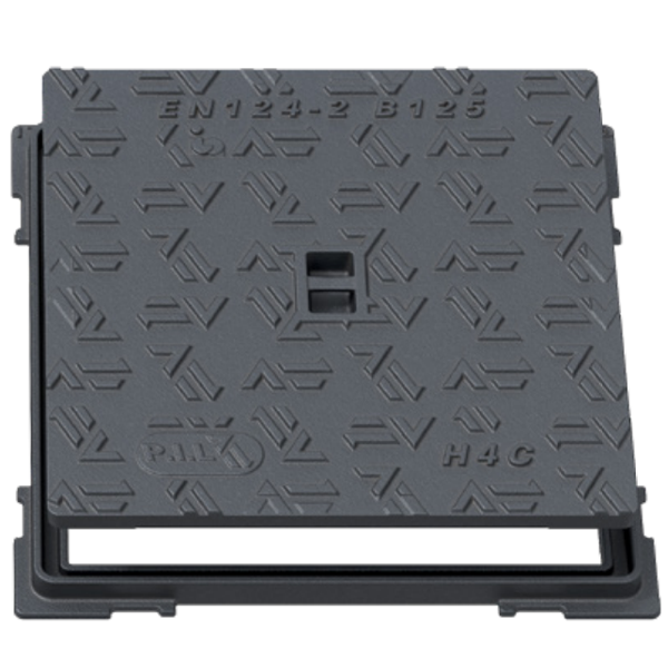 REGARD TAMPON HYDRAULIQUE FONTE NON NF CARRE 600X600 B125