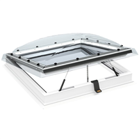 Fenêtre motorisée à coupole Velux CVP pour toit plat - ouverture télécommandée - 120,0 cm x 120,0 cm