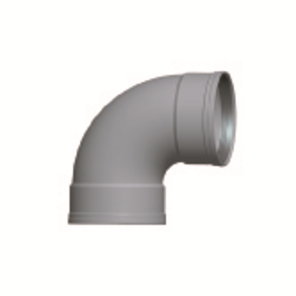 COUDE PVC CR8 FEMELLE FEMELLE 90° D 250 ASSAINISSEMENT A JOINT