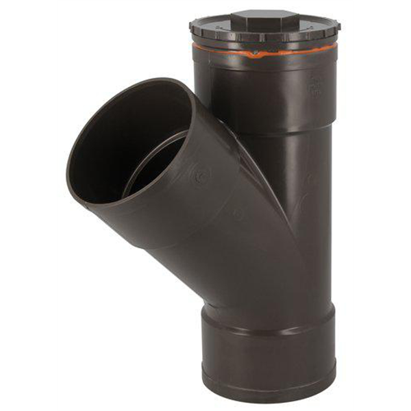 Hta-e culotte a 45° d110 a tampon visitable