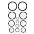 Joint torique pièce interne de robinetterie - Caoutchouc - Coffret de 12 de différents diamètres