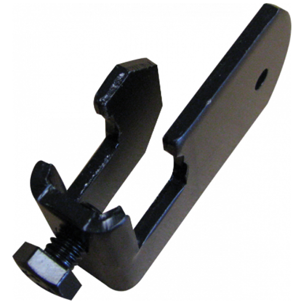 Butée universelle pour arrêt de volet - Hauteur 55 mm - Cataphorèse noire - Lot de 2