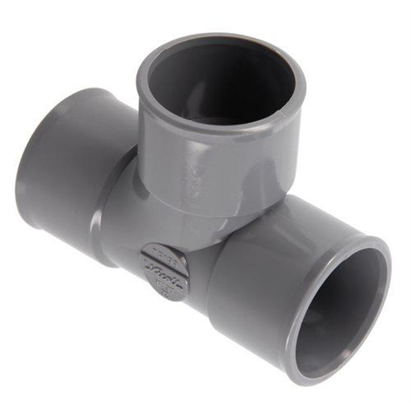 Té pied de biche PVC à coller Femelle - Femelle 87° Diamètre 32 mm
