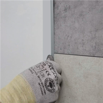 Profilé de bordure à clipser Gerflor pour dalle et panneau mural Revela - alu - 15,0 MM x 6,3 MM - long. 2,60 M