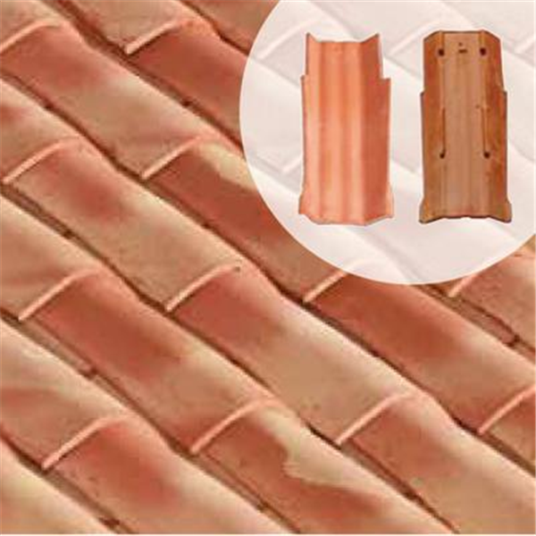 Tuile Canal terre cuite Multi'fix Tegula 40 - Corail