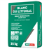 Enduit monocouche lourd grain fin pour façade neuve - Blanc du littoral Parexlanko - Sac de 25,0 KG