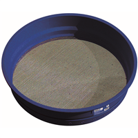 Tamis de maçon choc Obra avec toile n°8 en acier galvanisé - diamètre 45 cm - hauteur 10 cm