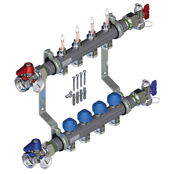 KIT 1' HKV INOX 6D M3/4 EQUIPE