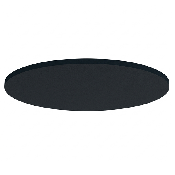 Dalle plafond acoustique ronde à suspendre - Ecophon Solo Circle Dark diamond - Ø 800,0 mm - ép. 40 mm - lot de 4