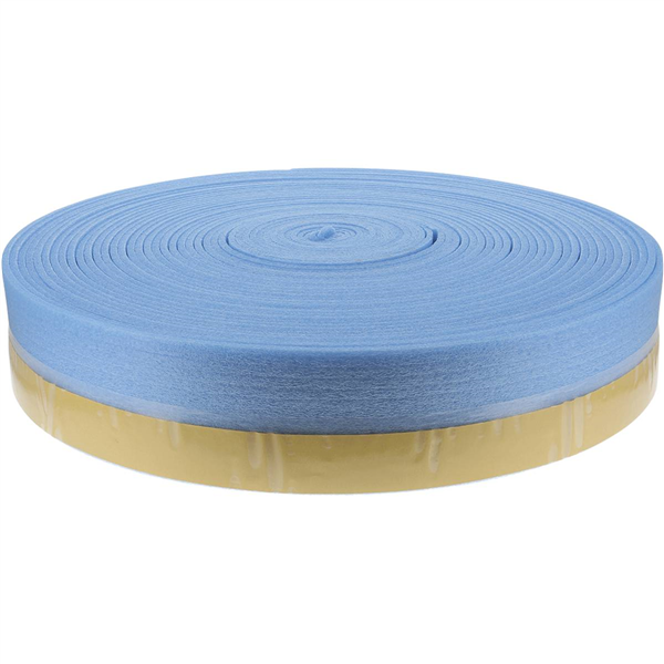 Bande 50m Isolation Périphérique "FBA" Avec Bavette Adhésive-150x8mm (bleu)